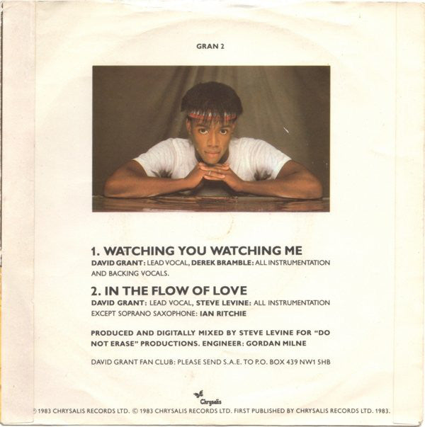 David Grant : Watching You, Watching Me (7", Single)