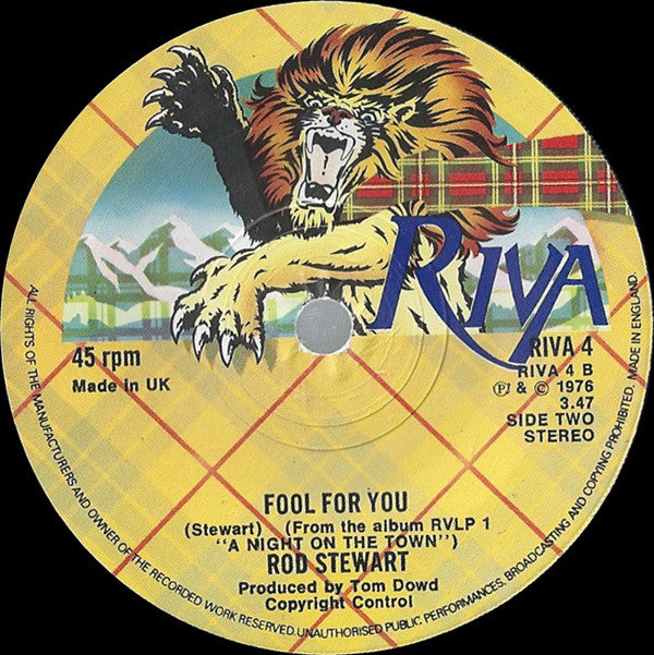 Rod Stewart : The Killing Of Georgie Parts 1 & 2 (7", Single)