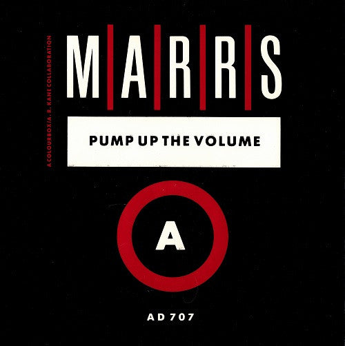 M|A|R|R|S : Pump Up The Volume (7", Single, Bla)