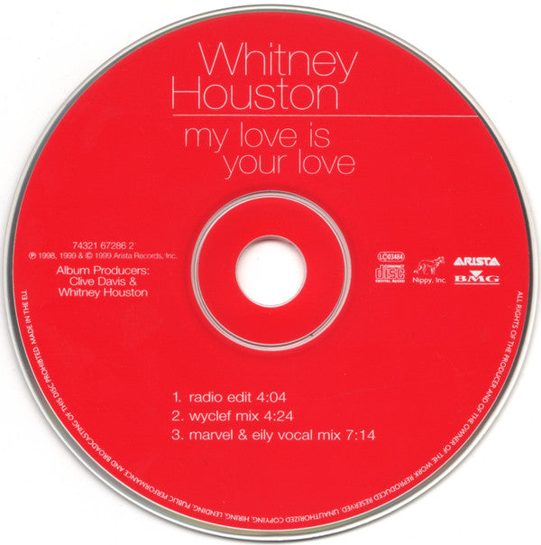 Whitney Houston : My Love Is Your Love (CD, Single, CD1)