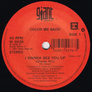 Color Me Badd : I Wanna Sex You Up (7", Single)