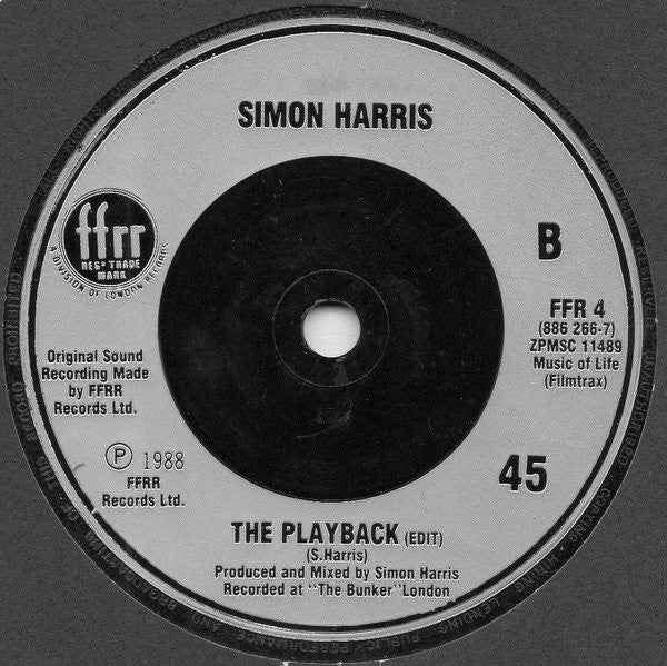 Simon Harris : Bass (How Low Can You Go) (7", Single)