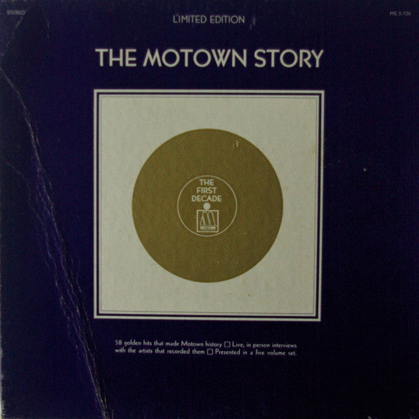 Various : The Motown Story: The First Decade (5xLP, Comp, Ltd + Box)