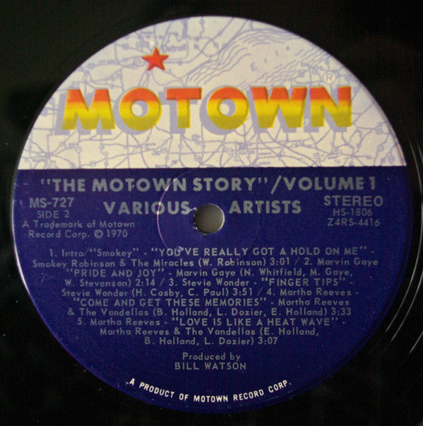 Various : The Motown Story: The First Decade (5xLP, Comp, Ltd + Box)
