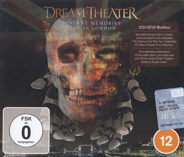 Dream Theater : Distant Memories (Live In London) (3xCD, Album + 2xDVD-V, Multichannel, NTSC + Mul)