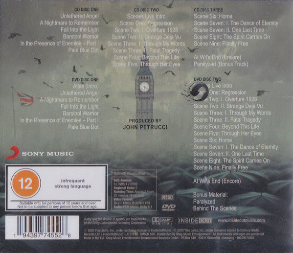 Dream Theater : Distant Memories (Live In London) (3xCD, Album + 2xDVD-V, Multichannel, NTSC + Mul)