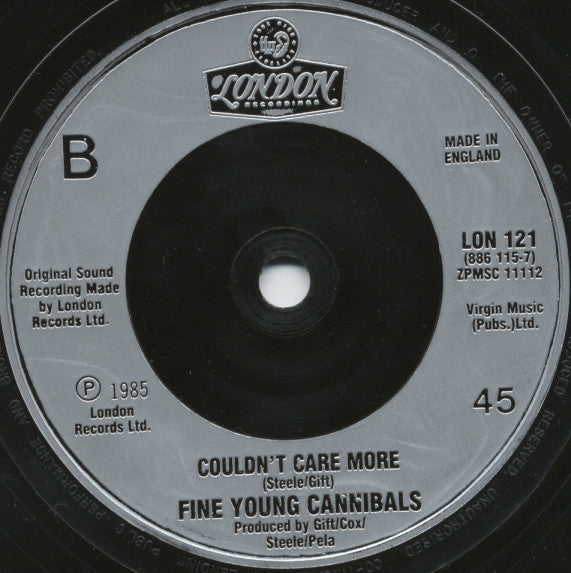 Fine Young Cannibals : Ever Fallen In Love (7", Single, Sil)