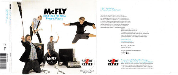 McFly : Don't Stop Me Now / Please, Please (CD, Single, CD1)