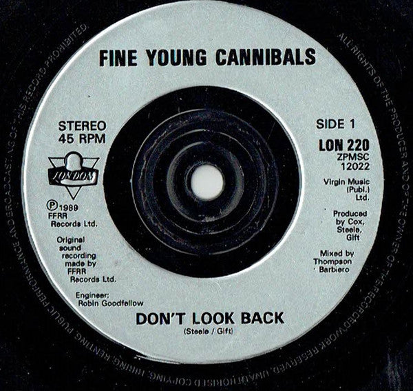 FYC* : Don't Look Back (7", Single, Sil)