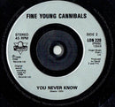 Fine Young Cannibals : Don't Look Back (7", Single, Sil)