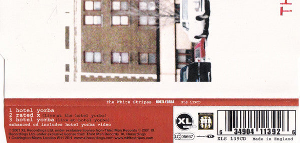The White Stripes : Hotel Yorba (CD, Single, Enh)