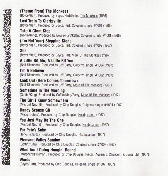 The Monkees : Then & Now... The Best Of The Monkees (CD, Comp)
