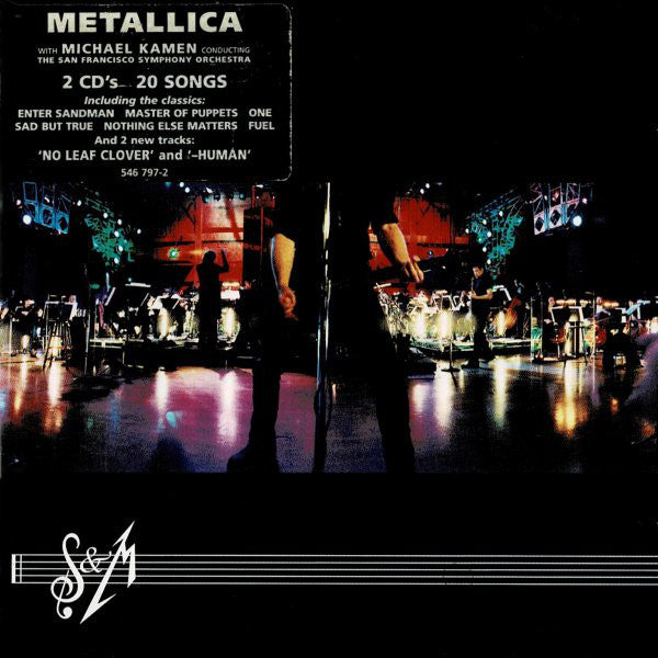 Metallica With Michael Kamen Conducting San Francisco Symphony : S&M (2xCD, Album, RE)