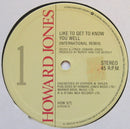 Howard Jones : Like To Get To Know You Well (12")
