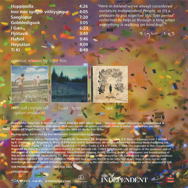 Sigur Rós : We Play Endlessly (CD, Comp, Promo)