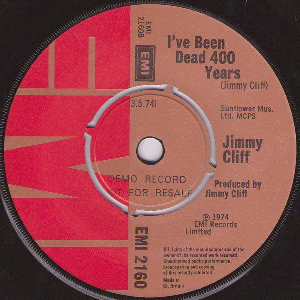 Jimmy Cliff : Look What You Done To My Life, Devil Woman (7", Promo)