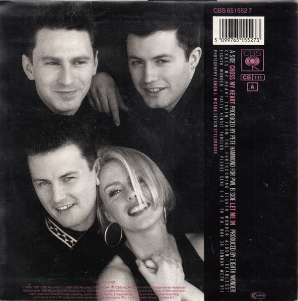 Eighth Wonder : Cross My Heart (7", Single)