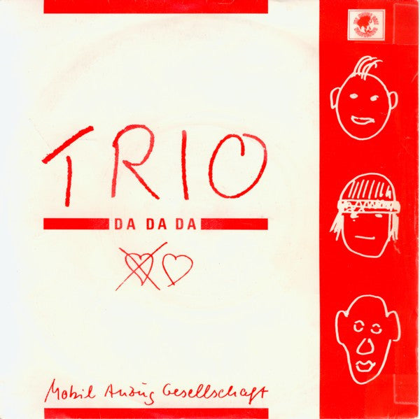 Trio : Da Da Da (7", Single, Red)