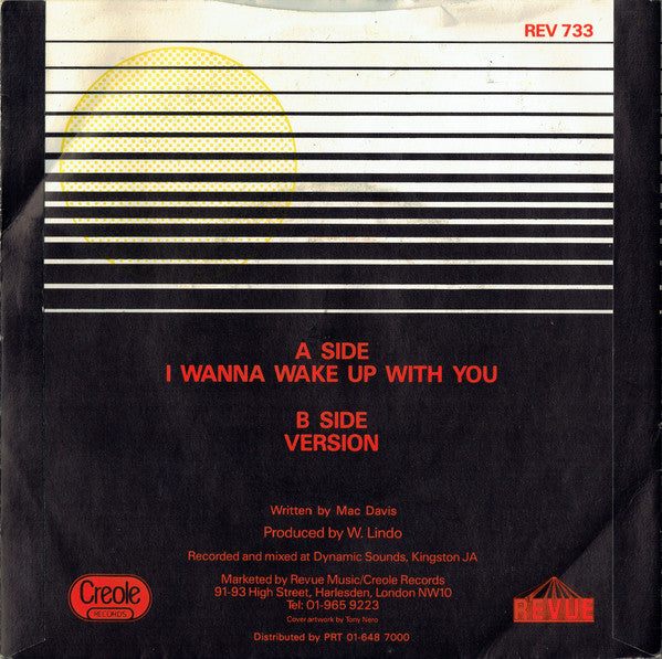 Boris Gardiner : I Wanna Wake Up With You (7", Single)