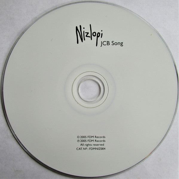 Nizlopi : JCB Song (CD, Single)