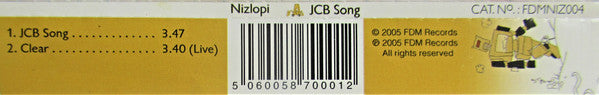 Nizlopi : JCB Song (CD, Single)