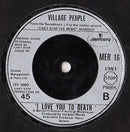 Village People : Can't Stop The Music (7", Single)