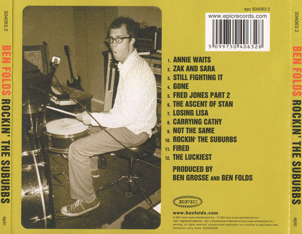 Ben Folds : Rockin' The Suburbs (CD, Album)