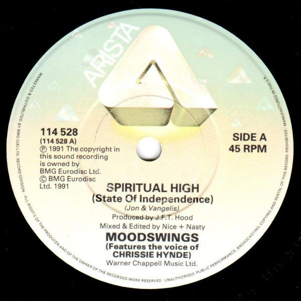 Moodswings : Spiritual High (7")