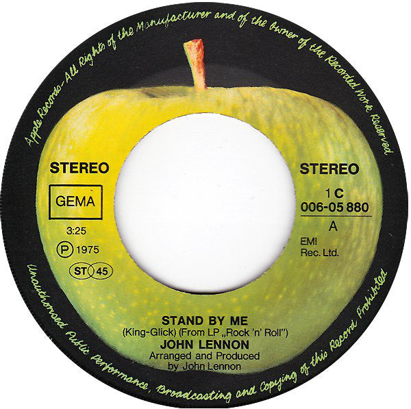 John Lennon : Stand By Me  (7", Single)