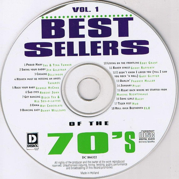 Various : Best Sellers Of The 70's - Vol. 1 (CD, Comp)