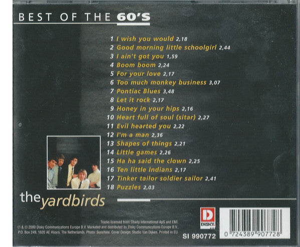 The Yardbirds : Best Of The 60's (CD, Comp, Pic)