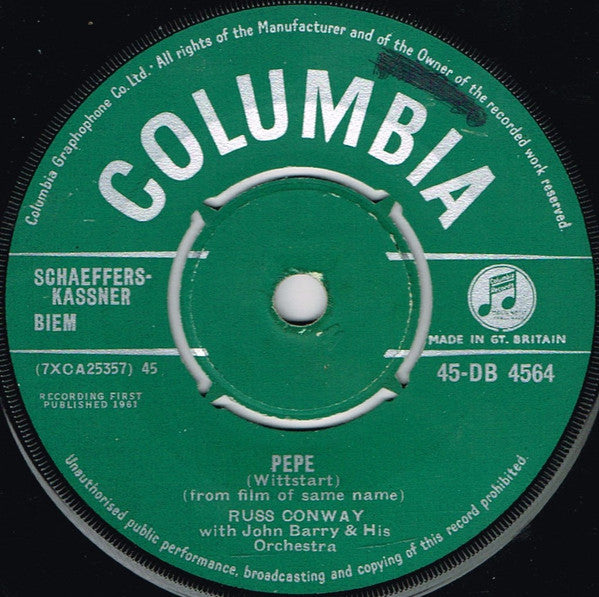 Russ Conway With John Barry & His Orchestra : Pepe (7", Single)