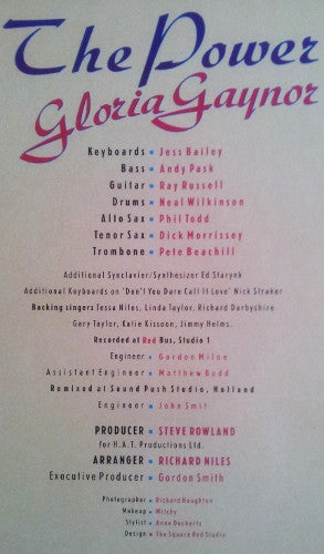 Gloria Gaynor : The Power (LP, Album + 12")