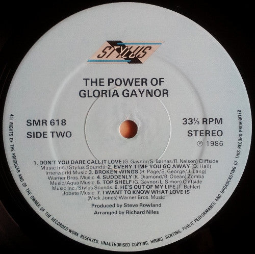 Gloria Gaynor : The Power (LP, Album + 12")