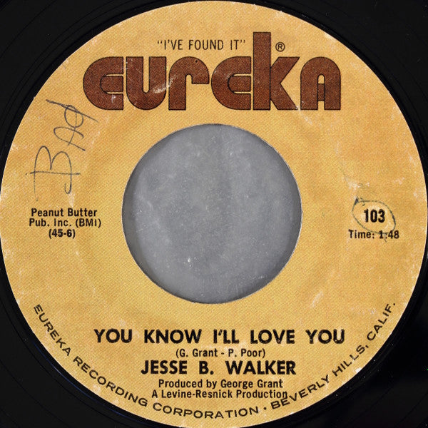 Jesse B. Walker : Lida Lovely Lady (7", Styrene)