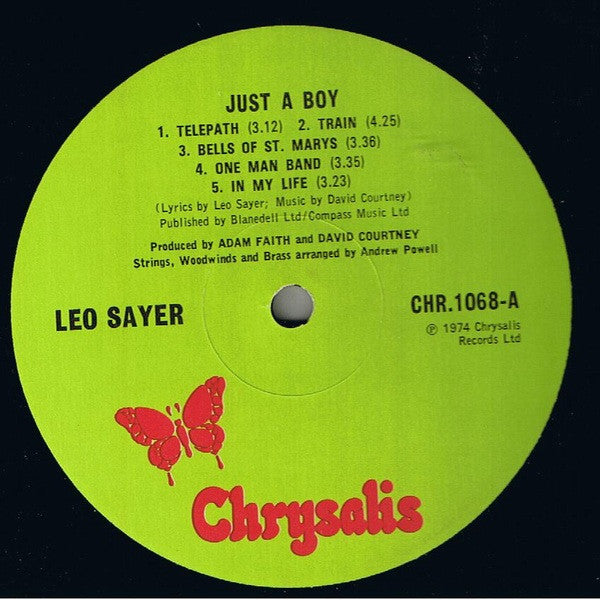 Leo Sayer : Just A Boy (LP, Album)