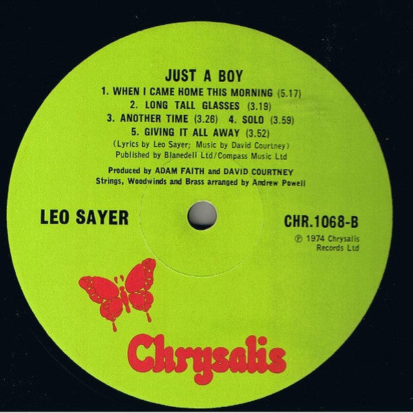 Leo Sayer : Just A Boy (LP, Album)