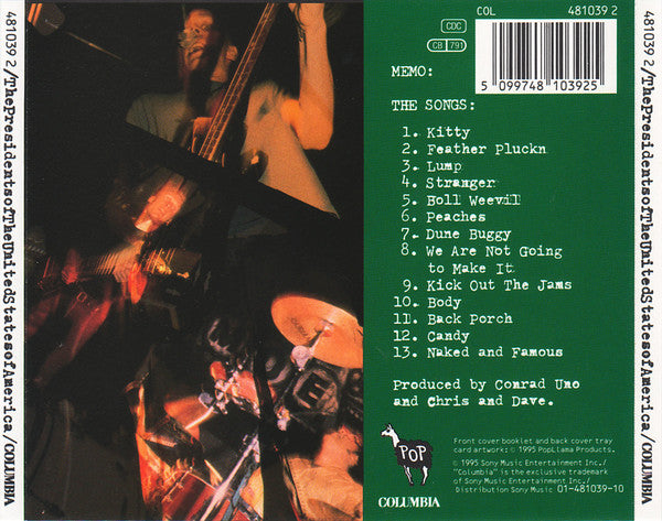 The Presidents Of The United States Of America : The Presidents Of The United States Of America (CD, Album)