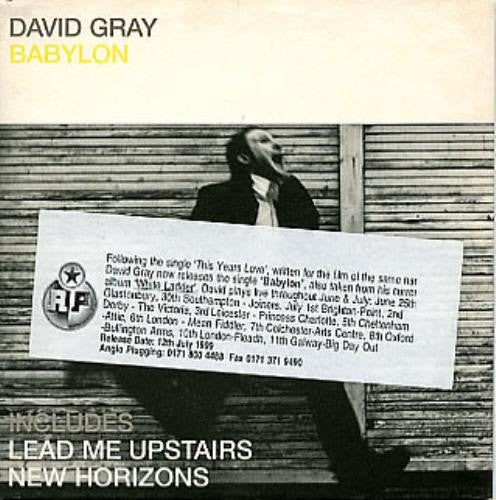 David Gray : Babylon (CD, Single, Car)