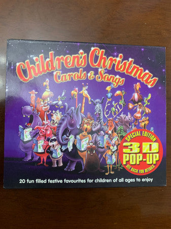 Various : Childrens Christmas Carols & Songs (Special Edition 3d Pop-Up) (CD-ROM, Mixed)