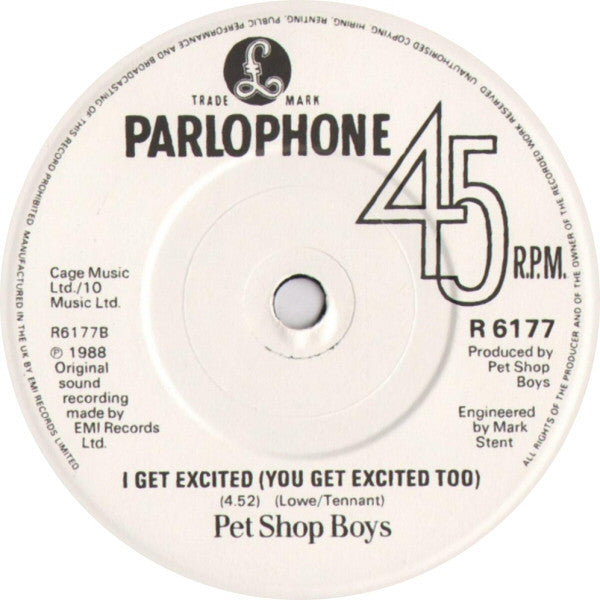 Pet Shop Boys : Heart (7", Single, Whi)