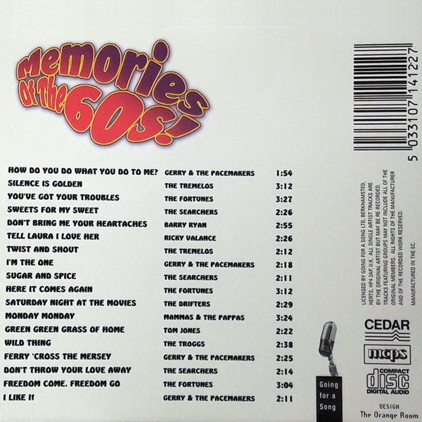 Various : Memories Of The 60s! (CD, Comp)