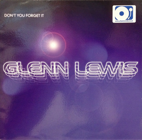 Glenn Lewis : Don't You Forget It (12", Promo)