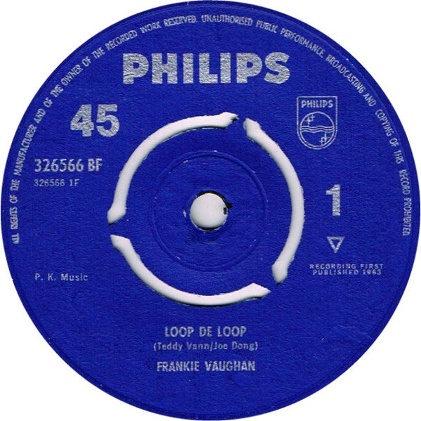 Frankie Vaughan : Loop De Loop (7", Single)