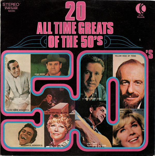 Various : 20 All Time Greats Of The 50's (LP, Comp)