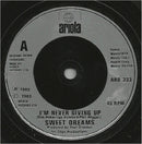 Sweet Dreams : I'm Never Giving Up (7", Single, Sil)