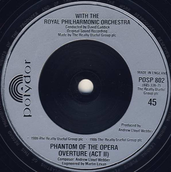 Cliff Richard, Sarah Brightman : All I Ask Of You (7", Single, Glo)