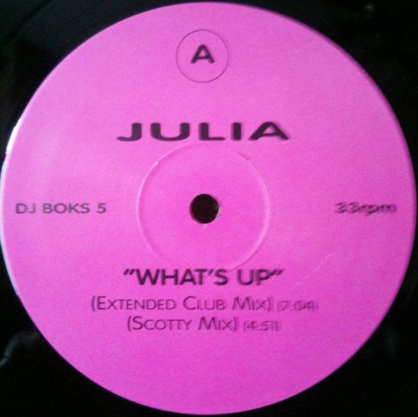 Julia (3) : What's Up (12", Promo)