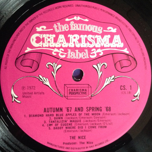 The Nice : Autumn '67 - Spring '68 (LP, Comp, Pin)