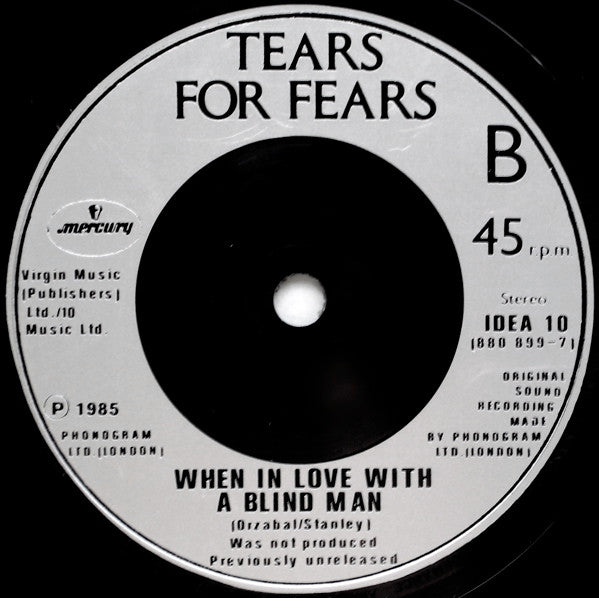 Tears For Fears : Head Over Heels (7", Single, Sil)